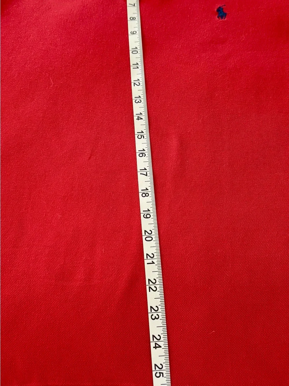 Ralph Lauren Red Polo with Navy Pony